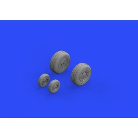 F-4J wheels for Zoukei Mura, 1/48 - Eduard Accessories 648313