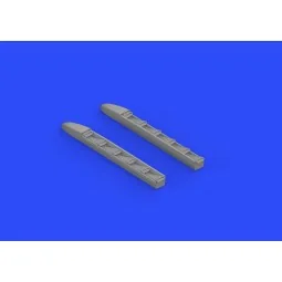 Ki-61-Id exhaust stacks for Tamiya, 1/48 - Eduard Accessories 648316 2