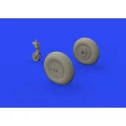 Ki-61-Id wheels for Tamiya, 1/48 - Eduard Accessories 648317 2
