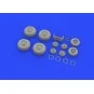 SU-34 wheels for Hobby Boss, 1/48 - Eduard Accessories 648326
