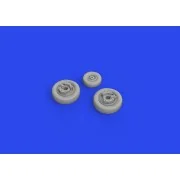 L-39 wheels PRINT 1/72 EDUARD - Eduard Accessories 672351