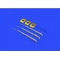 Luftwaffe FuG 16 antennas, 1/48 - Eduard Accessories 648331