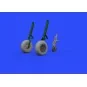 P-51D wheels for Airfix, 1/48 - Eduard Accessories 648335