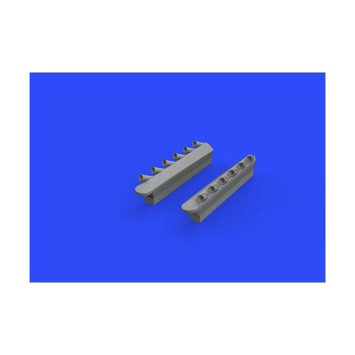 P-51D exhaust stacks w/fairing f.Airfix, 1/48 - Eduard Accessories ...