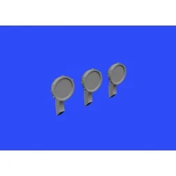 P-51D rear view mirrors for Airfix, 1/48 - Eduard Accessories 648359