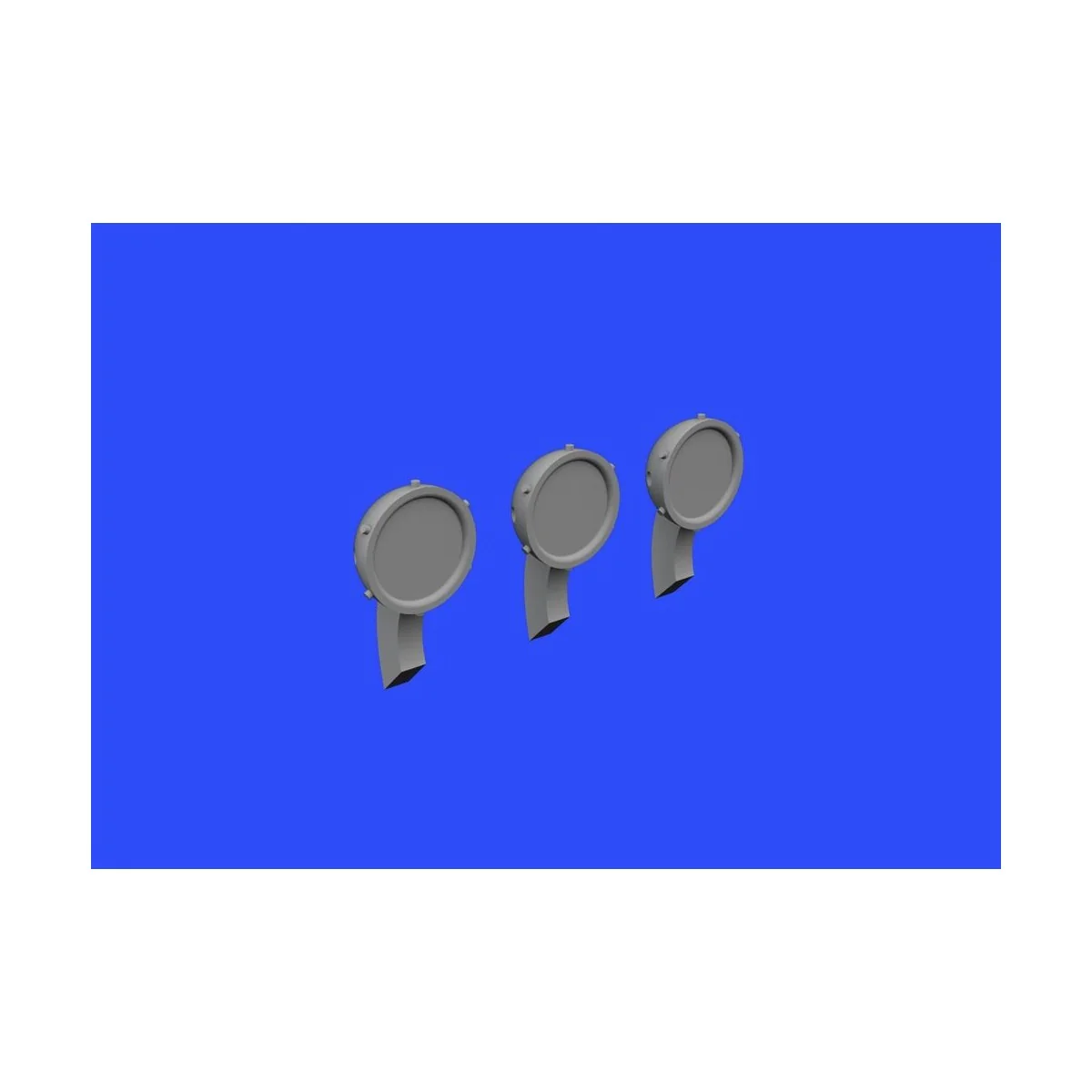 P-51D rear view mirrors for Airfix, 1/48 - Eduard Accessories 648359