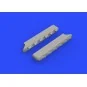 P-51D exhaust stacks w/fairing f.Airfix, 1/48 - Eduard Accessories ...