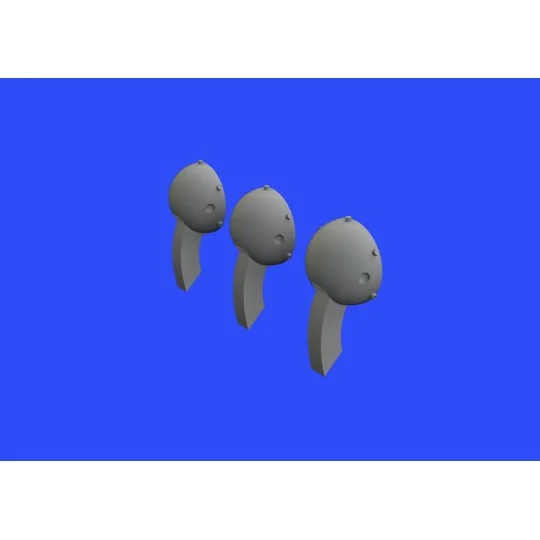P-51D rear view mirrors for Airfix, 1/48 - Eduard Accessories 648359