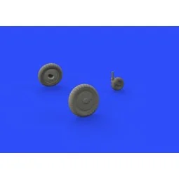 Bf 109G-6 wheels for Tamiya, 1/48 - Eduard Accessories 648400 2