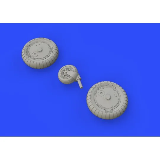 Bf 109G-6 wheels for Tamiya, 1/48 - Eduard Accessories 648400