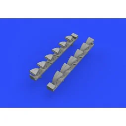Bf 109G-6 exhaust stacks for Tamiya, 1/48 - Eduard Accessories 648402 2