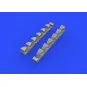 Bf 109G-6 exhaust stacks for Tamiya, 1/48 - Eduard Accessories 648402