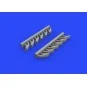 Tempest MK.V exhaust stacks for Eduard, 1/48 - Eduard Accessories 6...