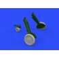 Bf 109G-6 wheels for Tamiya, 1/48 - Eduard Accessories 648400