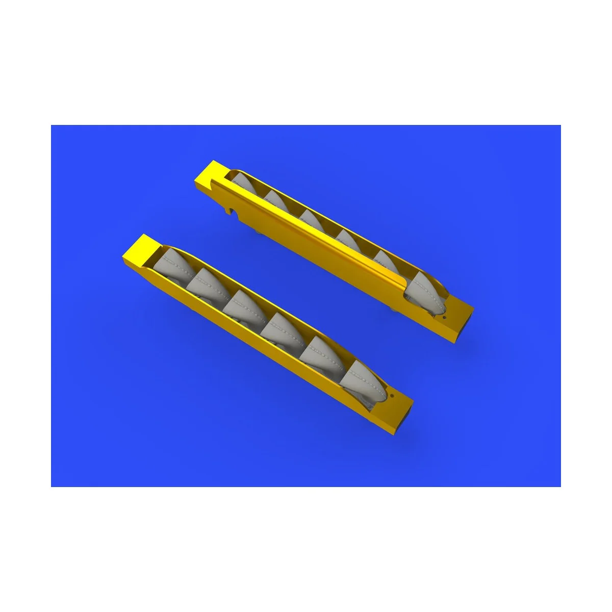 Bf 109G-6 exhaust stacks for Tamiya, 1/48 - Eduard Accessories 648402