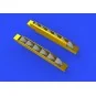 Bf 109G-6 exhaust stacks for Tamiya, 1/48 - Eduard Accessories 648402