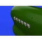 Tempest MK.V exhaust stacks for Eduard, 1/48 - Eduard Accessories 6...