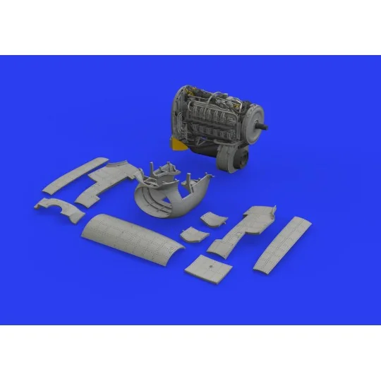 Tempest Mk.V engine for Eduard, 1/48 - Eduard Accessories 648417