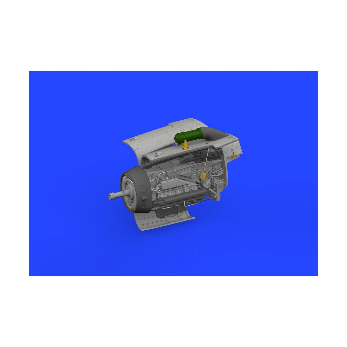 Bf 109G-2/G-4 engine PRINT 1/72 EDUARD - Eduard Accessories 672353