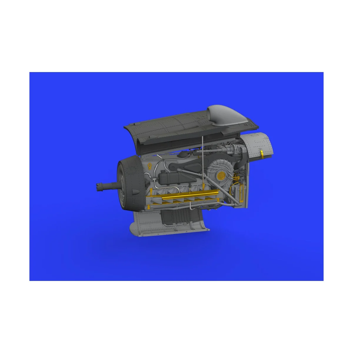 Bf 109G-10 engine for Eduard, 1/48 - Eduard Accessories 648441
