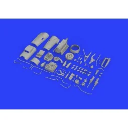 Bf 109G-10 engine for Eduard, 1/48 - Eduard Accessories 648441 2