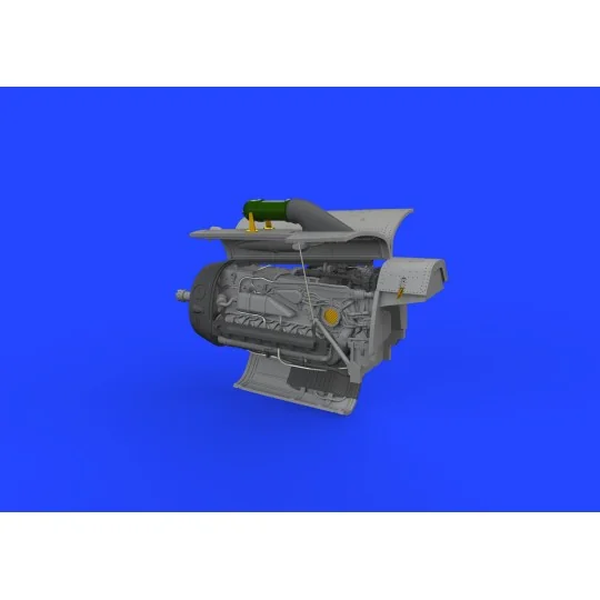 Bf 109G-2/G-4 engine PRINT 1/72 EDUARD, 1/72 - Eduard Accessories 6...