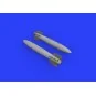 B43-0 Nuclear Weapon w/SC43-4/-7 tail assembly, 1/48 - Eduard Acces...