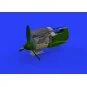 Bf 109G-10 engine for Eduard, 1/48 - Eduard Accessories 648441
