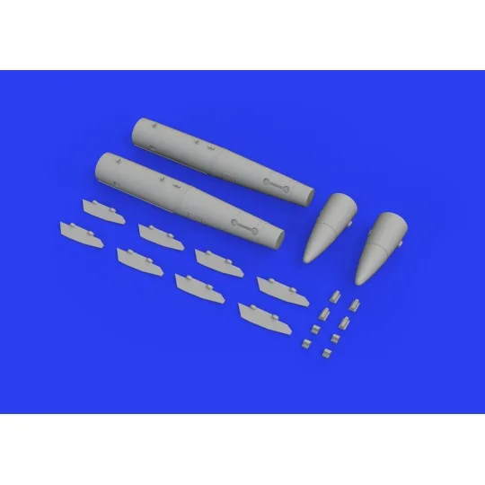 B43-1 Nuclear Weapon w/SC43-3/-6 tail assembly, 1/48 - Eduard Acces...