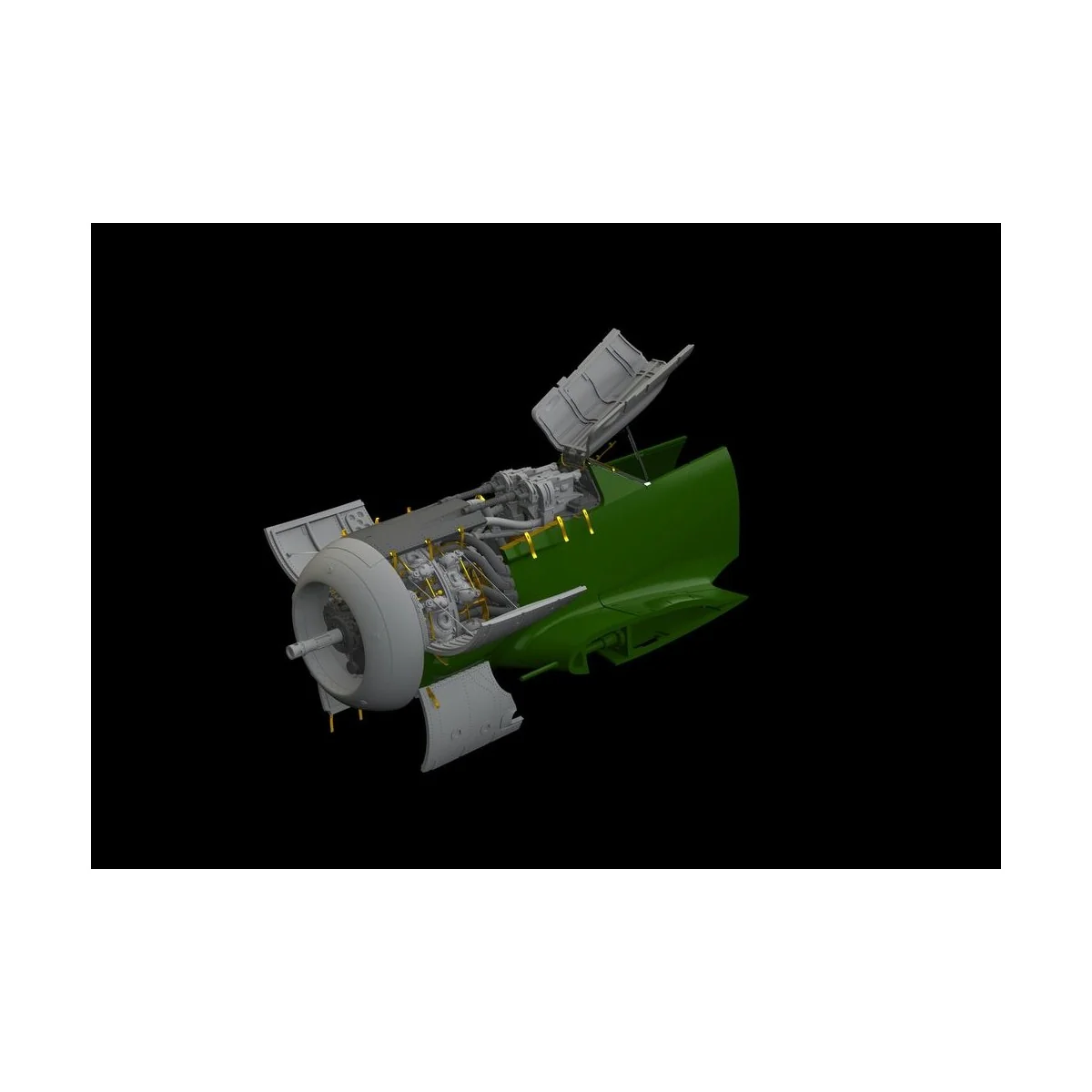 Fw 190A-8 engine & fuselage guns f.Eduar, 1/48 - Eduard Accessories...