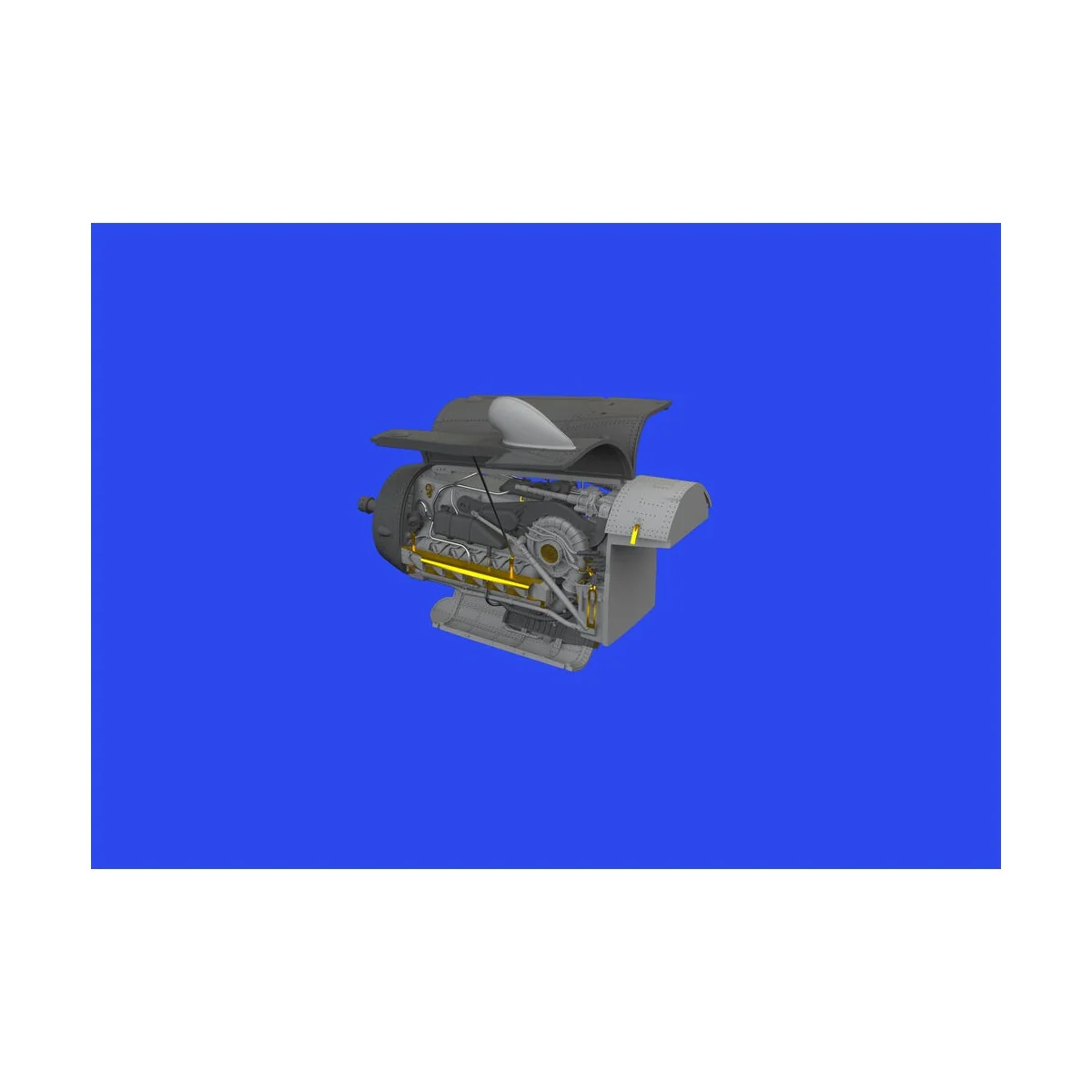 Bf 109G-10/U4 engine for Eduard, 1/48 - Eduard Accessories 648465