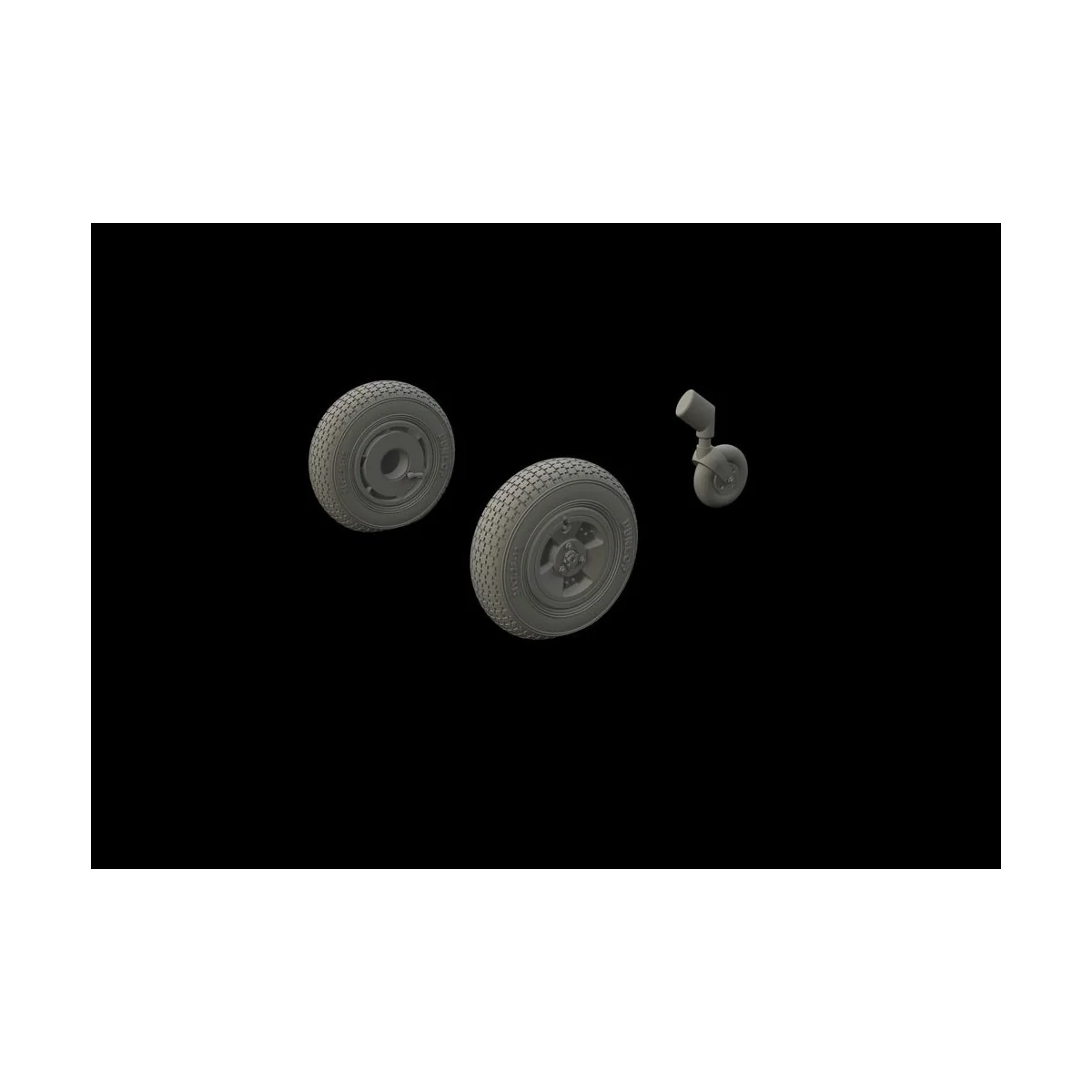 Spitfire Mk.XIV wheels-3spoke f.Airfix, 1/48 - Eduard Accessories 6...