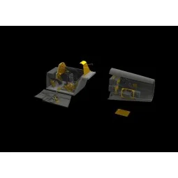 Bf 109E cockpit & radio compartment f.Ed, 1/48 - Eduard Accessories...