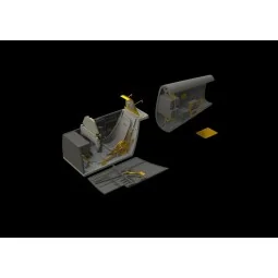 Bf 109E cockpit & radio compartment f.Ed, 1/48 - Eduard Accessories... 2