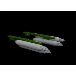 SUU-7 dispenser w/ extended tubes, 1/48 - Eduard Accessories 648478 2
