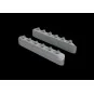 P-51D exhaust stacks w/ fairing for Eduard, 1/48 - Eduard Accessori...