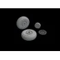 P-51D wheels diamond tread for Eduard, 1/48 - Eduard Accessories 64...