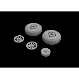 P-51D wheels diamond tread for Eduard, 1/48 - Eduard Accessories 64... 2