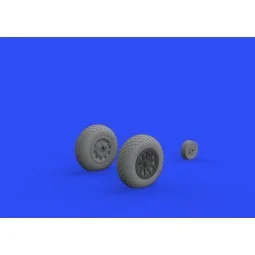 P-51D wheels diamond tread 2 for Eduard, 1/48 - Eduard Accessories ... 2