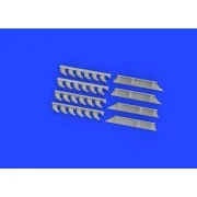 Me 410 exhaust stacks PRINT 1/72 AIRFIX, 1/72 - Eduard Accessories ...