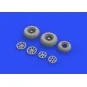 P-38F/G wheels for Tamiya, 1/48 - Eduard Accessories 648515