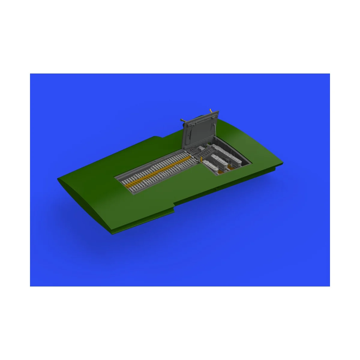 P-51D gun bays for Eduard, 1/48 - Eduard Accessories 648517