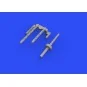 P-38F/G gun barrels for Tamiya, 1/48 - Eduard Accessories 648516