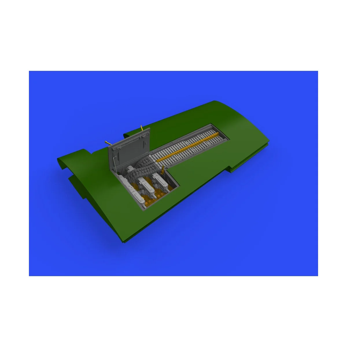 P-51D gun bays for Eduard, 1/48 - Eduard Accessories 648517