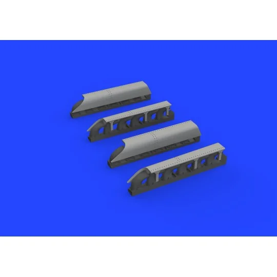 Me 410 exhaust stacks PRINT 1/72 AIRFIX - Eduard Accessories 672356