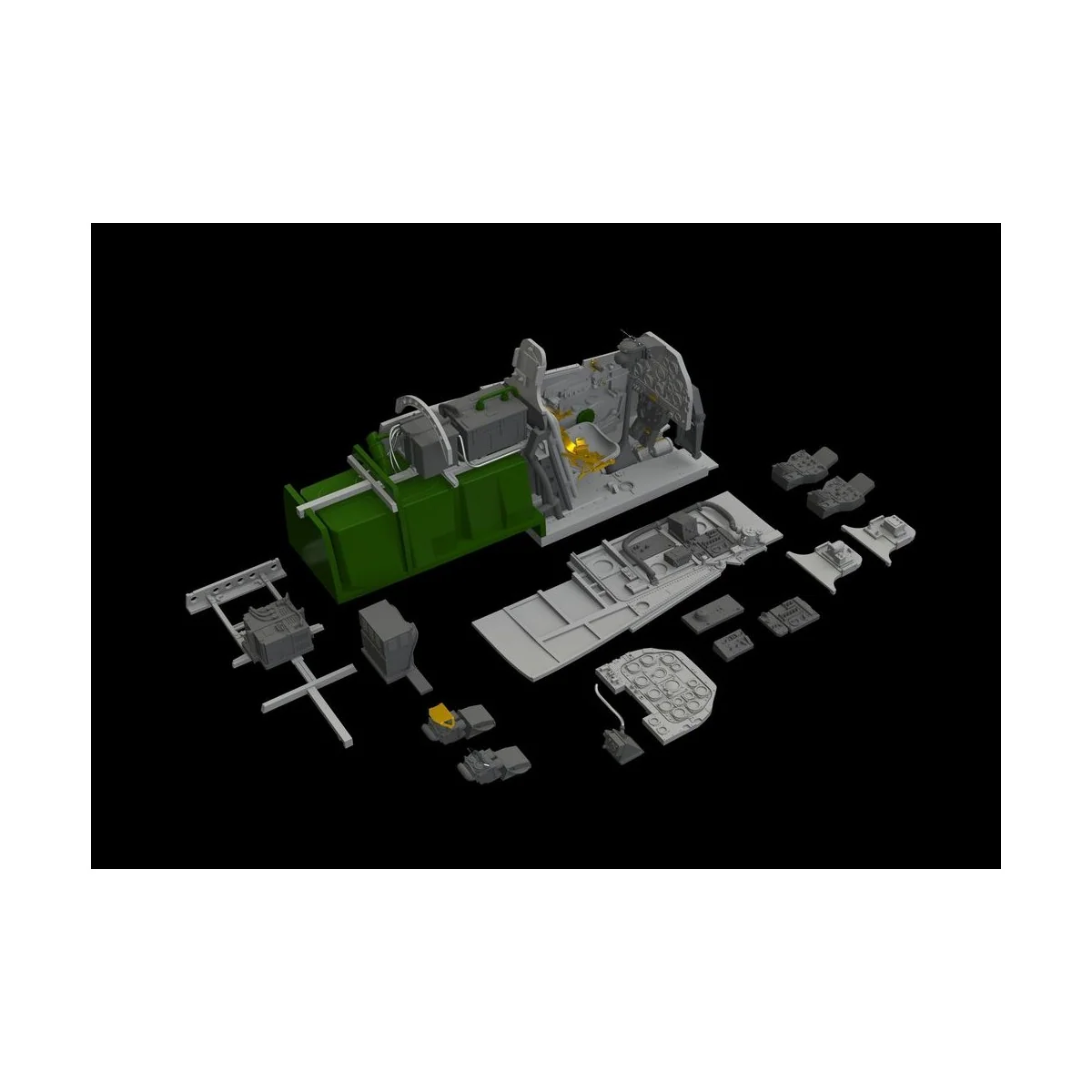 P-51D cockpit for Eduard, 1/48 - Eduard Accessories 648522
