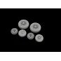F-104 wheels late for Kinetic, 1/48 - Eduard Accessories 648524
