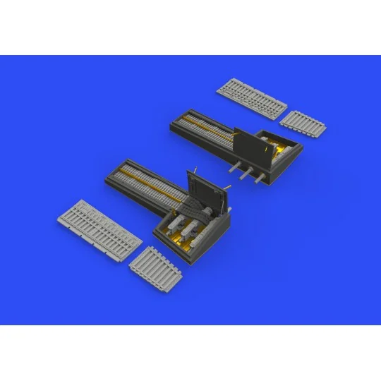 P-51D gun bays for Eduard, 1/48 - Eduard Accessories 648517