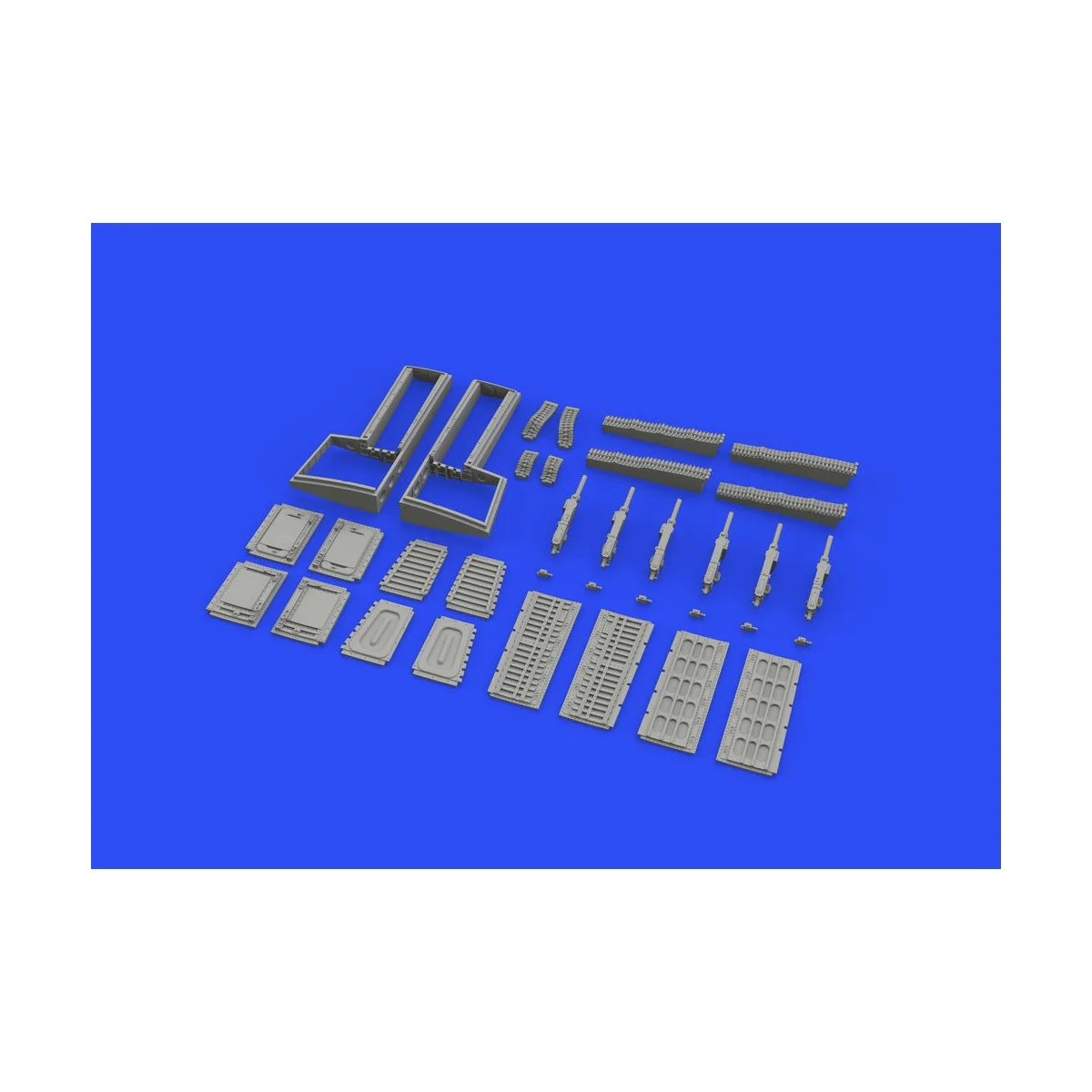 P-51D gun bays for Eduard, 1/48 - Eduard Accessories 648517