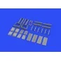 P-51D gun bays for Eduard, 1/48 - Eduard Accessories 648517